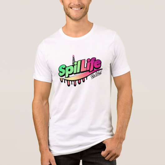 Spill Life T-shirt met korte mouwen (Voorkant)