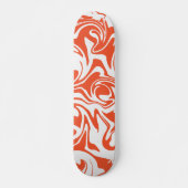 Spill - Oranje en wit Skateboard (Voorkant)
