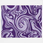 Spill - Paars Fleece Deken (Voorkant (Horizontaal))