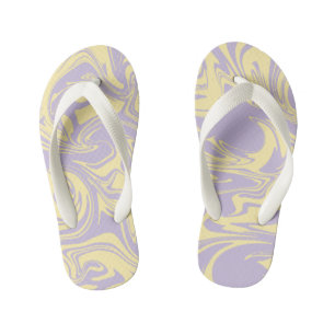 Spill - Pastel - Geel en Paars Kinder Teenslippers