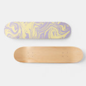 Spill - Pastel - Geel en Paars Skateboard (Horizontaal)