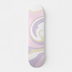 Spill - Pastel Roze, Geel en Paars Skateboard