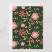 Spill the Tea Leuke Baby Zwangerschapsaankondiging Kaart (Achterkant)