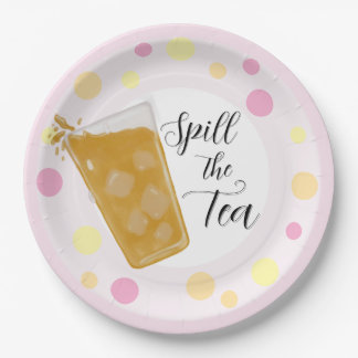 Spill the Tea Party Plates Papieren Bordje