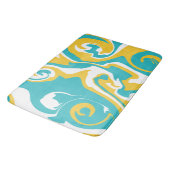 Spill - Turquoise en Yellow Badmat (Gekanteld)