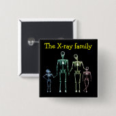 Spilla-rayfamilie Vierkante Button 5,1 Cm (Voorkant /achterkant)