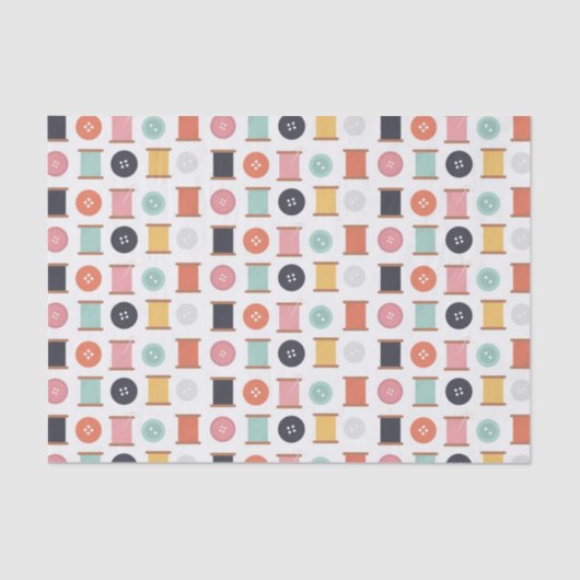 Spillen van het Patroon van de Buttonnen van de Dr Tissuepapier (Voorkant)