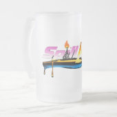SpillLife Frosted Glass Mug - Look Cool.