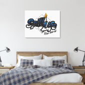SpillWarrior Canvas Art Afdruk (Insitu (Slaapkamer))
