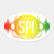 SPIMUSICINC Logo Multi - Sticker