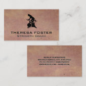 Spin Bike Persoonlijke Trainer Visitekaartje (Voorkant / Achterkant)