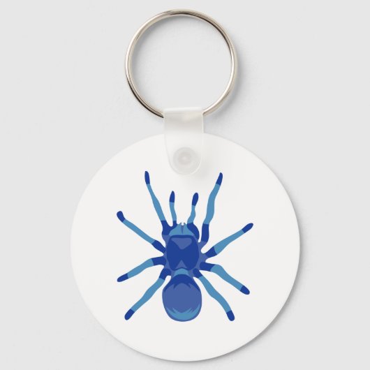 Spin (blauw) sleutelhanger (Voorkant)