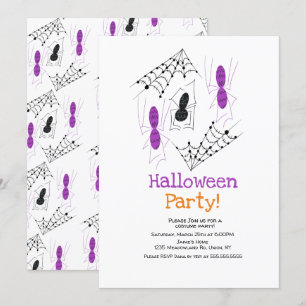 Spin Doodles Halloween Kostuum Feestje Kaart