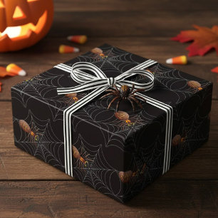Spin en spinnenweb cadeaupapier
