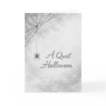 Spin en Spinneweb Halloween Wenskaart