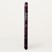 SPIN EN WEB Blauwe saffier Zwart Case-Mate iPhone Case (Achterkant / rechts)