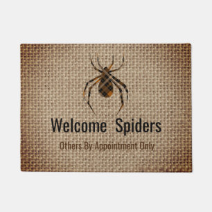 Spin - Funny Welcome - burlap look Deurmat