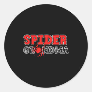 Spin Grandma Spidey Verjaardag Matching Familie Ke Ronde Sticker