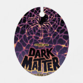 Spin Kosmisch Web, Halloween Galaxy of Horrors Metalen Ornament (Achterkant)