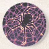 Spin Kosmisch Web, Halloween Galaxy of Horrors Zandsteen Onderzetter (Voorkant)