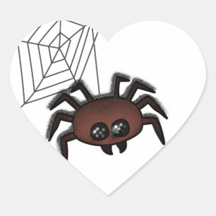 Spin Me Halloween Hart Sticker