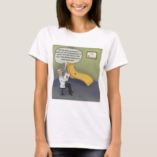 Spin met Arachnofobie Vrouwen Grappig T-shirt