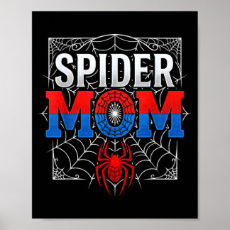 Spin Mom Familie Matching Grappige Moederdag Mam Poster
