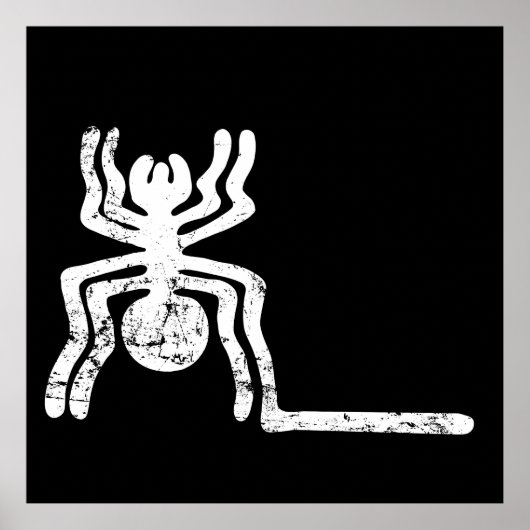 Spin Oud Idool Geoglyph Symbool Petroglyph Game Poster (Voorkant)