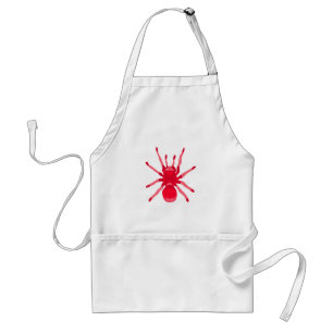 Spin (rood) standaard schort