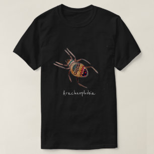 Spin slogan schattige arachnidekunst t-shirt