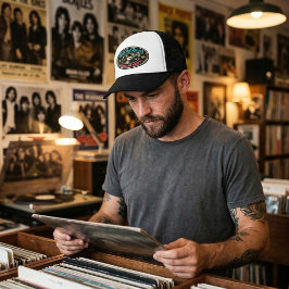 Spin That Record Club Trucker Pet