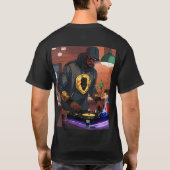 "Spin the Beat : T-shirt graphique inspiré par DJ" (Dos)