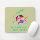 Spin the World Mousepad Muismat (Met muis)