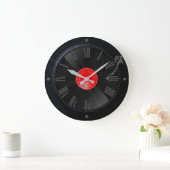 Spin Time : Horloge Rétro Platine (Maison)