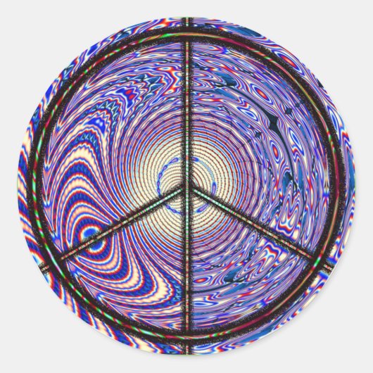 Spin Vredesteken sticker (Voorkant)