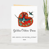  spin-webValentijnsdag Feestdagen Kaart (Achterkant)