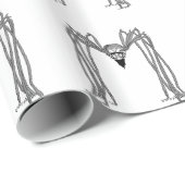 Spin. Zwart-wit Cadeaupapier (Rol Hoek)