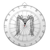 Spin. Zwart-wit Dartbord (Voorkant)