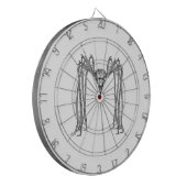 Spin. Zwart-wit Dartbord (Voorkant Links)