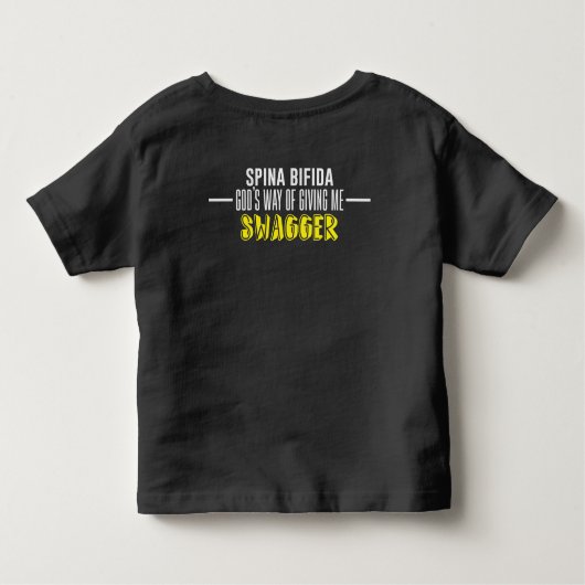 Spina Bifida Awareness Kinder Shirts (Achterkant)