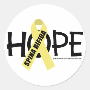 Spina Bifida Hope Ronde Sticker