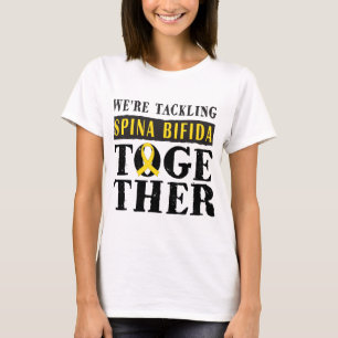 Spina Bifida ondersteunt slogan Dames T-shirt