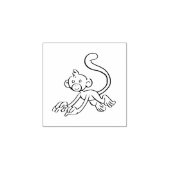 spinaap 	rubberstempel (Afrduk)