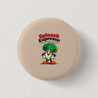 Spinach Espresso Hat Ronde Button 3,2 Cm