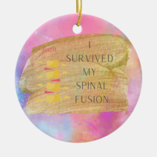 Spinal Fusion Memento Kerstmis Ornament