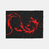Spinale dragon Fleece Blanket Deken (Voorkant (Horizontaal))