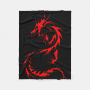 Spinale dragon Fleece Blanket Deken