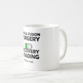Spinale Fusion Recovery geeft ruggenwervel chirurg Koffiemok (Voorkant rechts)