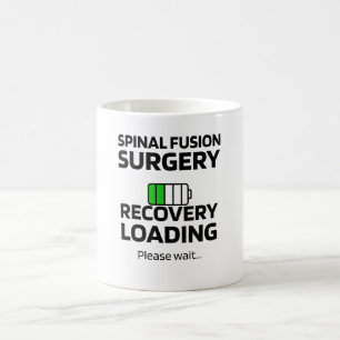 Spinale Fusion Recovery geeft ruggenwervel chirurg Koffiemok