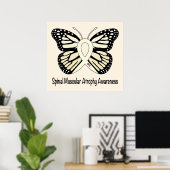 Spinale spieratrofie Butterfly of Hope Poster (Thuiskantoor)